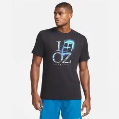T-Shirt Nike Court Dri-FIT OZ Printed Noir