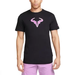 T-Shirt Nike Court Dri-Fit Rafa Noir / Violet