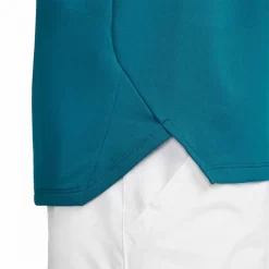 T-shirt Nike Court Dri-Fit Slam Bleu Turquoise -Tennis Soldes Magasin t shirt nike court dri fit slam bleu turquoise 2