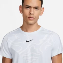 T-shirt Nike Court Dri-Fit Slam Gris Bleu 6 T-shirt Nike Court Dri-Fit Slam Gris Bleu -Tennis Soldes Magasin t shirt nike court dri fit slam gris bleu 2