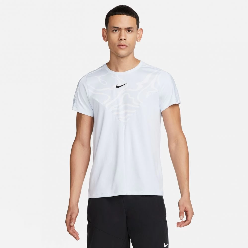 T-shirt Nike Court Dri-Fit Slam Gris Bleu 1 T-shirt Nike Court Dri-Fit Slam Gris Bleu