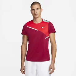 T-Shirt Nike Court Dri-FIT Slam Rouge