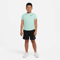 T-Shirt Nike Court Junior Dri-Fit Victory Menthe -Tennis Soldes Magasin t shirt nike court junior dri fit victory menthe 3