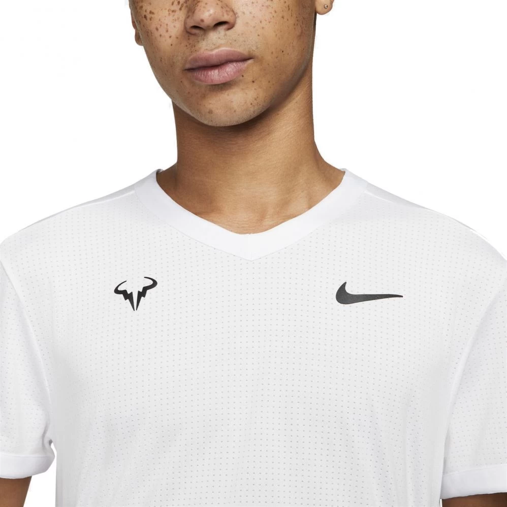 T-Shirt Nike Dri-Fit ADV Rafael Nadal Blanc Londres 2021 3 T-Shirt Nike Dri-Fit ADV Rafael Nadal Blanc Londres 2021 – Image 3