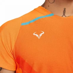 T-Shirt Nike Dri-Fit ADV Rafael Nadal Orange -Tennis Soldes Magasin t shirt nike dri fit adv rafael nadal orange 3